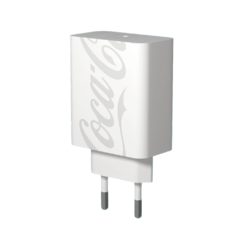 CARREGADOR USB-C 20W COKE - BRANCO - IWILL na internet