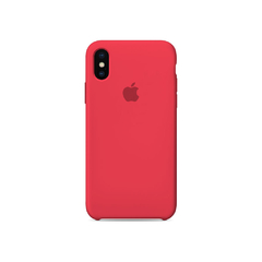 CAPINHA IPHONE XS MAX - SILICONE ROSA CHICLETE