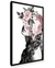 Quadro Mulher com Flores - comprar online