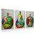 Kit Quadro Frutas Vitral - comprar online