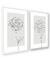 Imagem do Kit Quadro Flores Minimalista