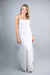 Vestido longo Diana - Off white na internet