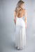 Vestido longo Diana - Off white - comprar online