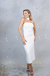 Vestido midi Kate - Off white - Maz Brand