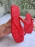 Chinelo Feminino Adulto PJ Alto-Relevo - Vermelho