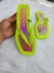 Chinelo Feminino Adulto - Santa Lolla - Tyeday - Verde Neon