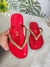 Santa Lolla Flip Flop Correntinha Vermelho na internet