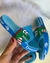 Slide Infantil Unissex Dino - Azul