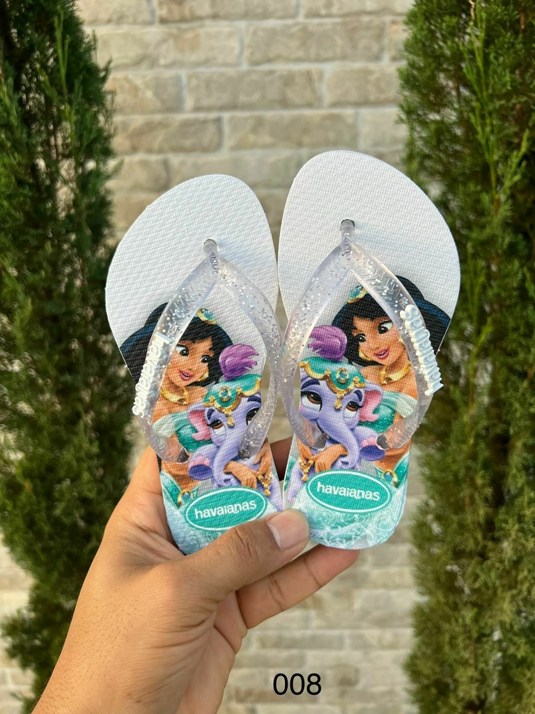 Sandalia havaiana infantil store feminina