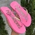 Chinelo Feminino Adulto - Havaiana Glitter - Pink