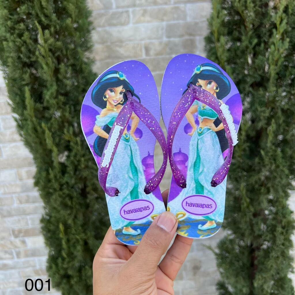 Chinelo havaianas feminino shops princesas