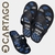 Chinelo Masculino Adulto - Cartago The Journey - Azul