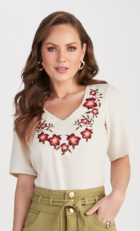 BLUSA HAPUK CASSIANE - MODA EVANGELICA