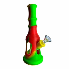 Bong Silicona y Vidrio 21cm