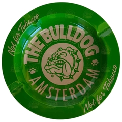 Cenicero redondo verde de Bulldog