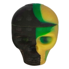 Contenedor mini calavera de color en silicona - comprar online