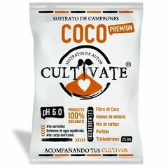 Sustrato de fibra de coco premium 25 litros