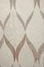 papel tapiz Deluze 41006-30, blanco con café, diseño geométrico