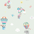 papel tapiz Charlie CR68322, para niños, panda, flamingo, elefante