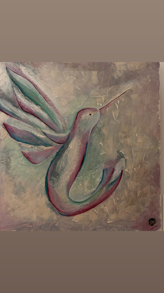 COLIBRI EN PASTEL