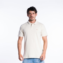 POLO M/C EMBROIDERY OFF WHITE