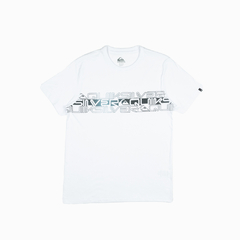 CAMISETA M/C WORD BLOCK BRANCO - loja online