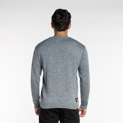 TRICOT SWEATER SURF CINZA MESCLA - Dominasy