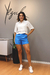 CAMISA CROPPED VISCOLINHO - AZUL - loja online