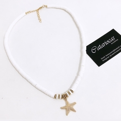 Colar Pastilhas com pingente “Estrela do Mar” - comprar online