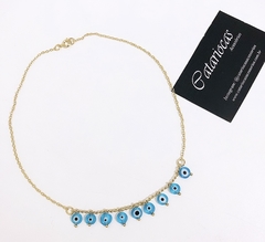 Choker Grecco Blue