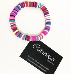 Pulseiras Discos Colors - Catariocas Acessórios