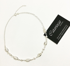 Choker Búzios Silver Mini Pérolas