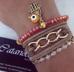 Pulseira Caramelo Elos - comprar online