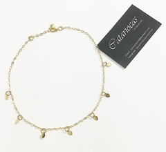 Choker Gold Corações