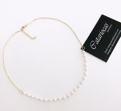 Choker Gold com Mini Pérolas - comprar online