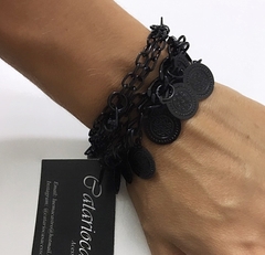 Pulseira Moedas Black - comprar online