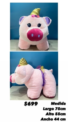 Cerdito de peluche con Cuerno - Cerdito Unicornio - comprar en línea