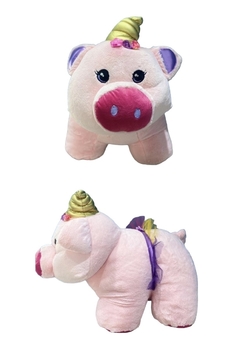 Cerdito de peluche con Cuerno - Cerdito Unicornio