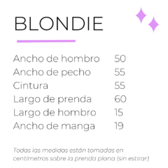 Remera Blondie en internet