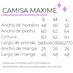 Camisa Maxime - tienda online