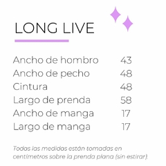 Remera Long Live en internet