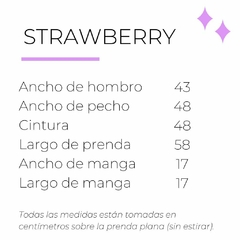 Remera Strawberry en internet