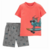 Kit 3 peças com short cinza e camiseta laranja gafanhoto - Carters - comprar online