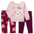 Conjunto Moleton Bebê Garanimals 3 peças Ursinha