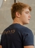 camiseta unissex, cem por cento algodão , desenho exclusivo, estampa em alto relevo, camiseta azul escuro