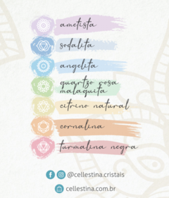 Cristais dos Chakras III - Cellestina