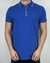 Camisa Aramis Polo Com Ziper Azul Bic