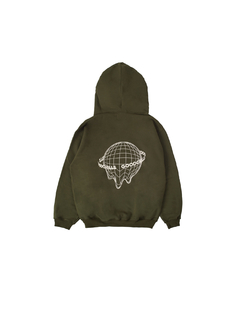 HOODIE WORLDCHILLS ARMY GREEN