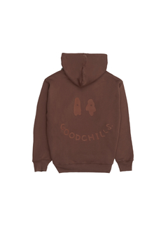 GOODCHILLS BASIC HOODIE MARRÓN - comprar online