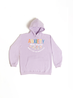 HOODIE ANXIETY LILA